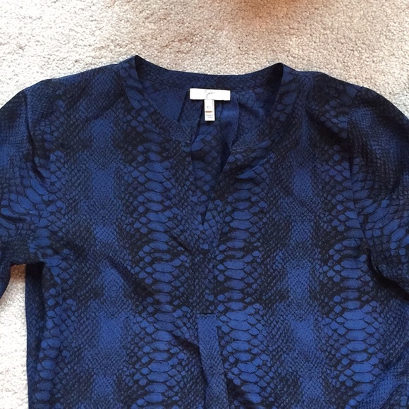 Joie python print blouse. - Picture 2 of 5